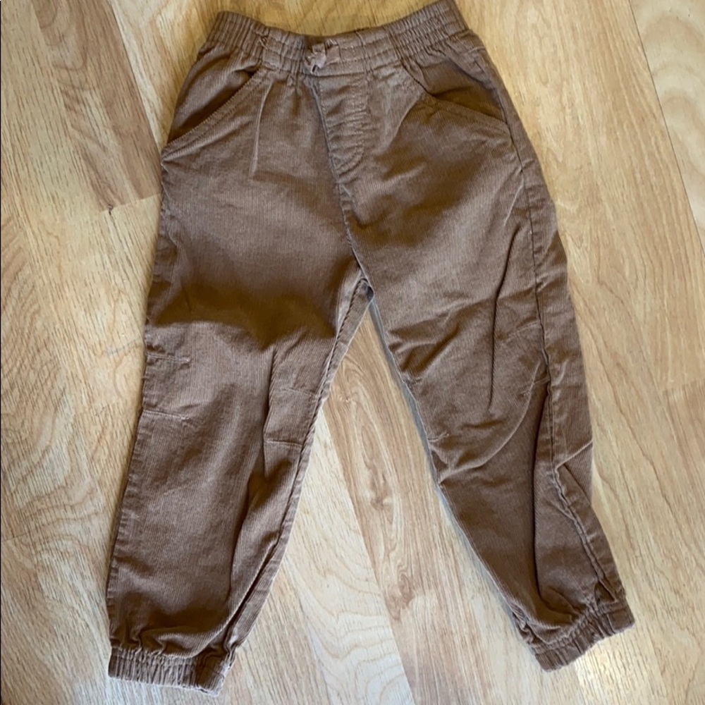 CORDUROY BROWN TODDLER PANTS
